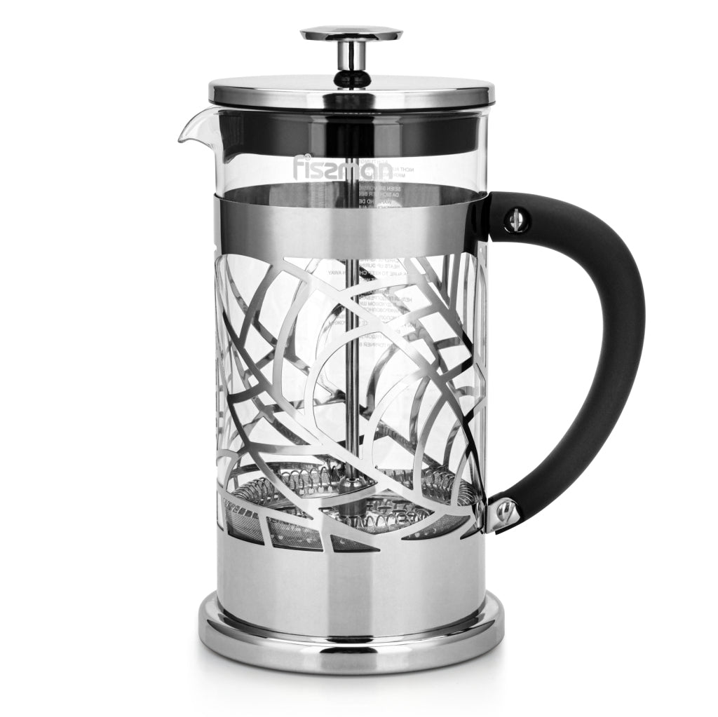 FISSMAN Borosilicate Glass French Press Coffee Maker BICERIN 600mlKitchen Appliances9076 French press coffee maker BICERIN 600 ml (borosilicate glass)